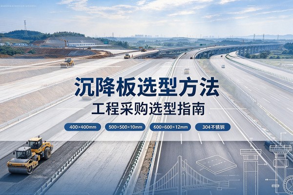 新县沉降板选择方法